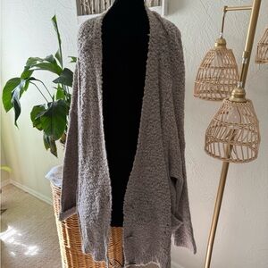 Free People Cozy Gray Cardigan